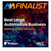 Best large automotive business finalist logo
